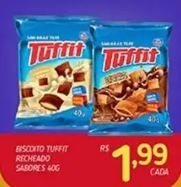 Rede Parceria Biscoito Tuffit recheado sabores 40g oferta