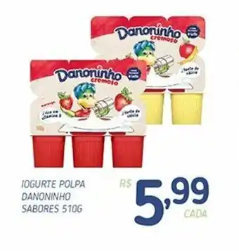 Iogurte Polpa Danoninho sabores 510g