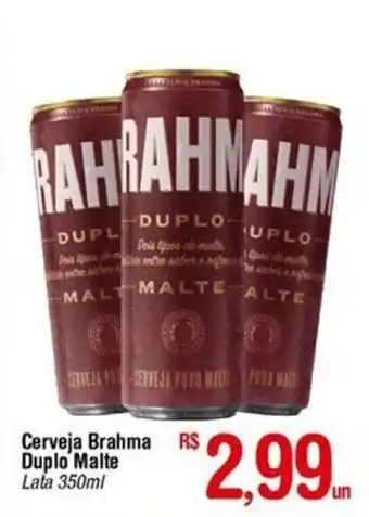 Fort Atacadista Cerveja Brahma Duplo Malte 350ml oferta