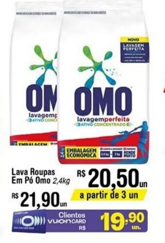 Fort Atacadista Lava roupas em po Omo 2.4kg oferta