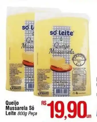 Fort Atacadista Queijo Mussarela So Leite 800g oferta