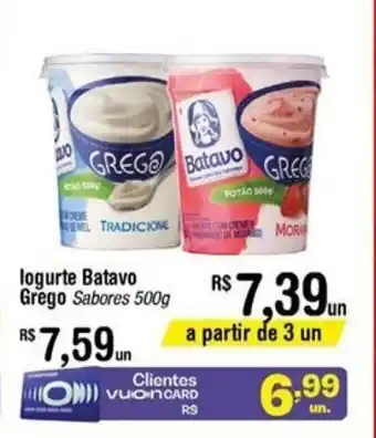 Fort Atacadista Iogurte Batavo Grego 500g oferta