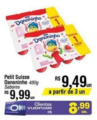 Fort Atacadista Petit Suisse Danoninho 480g oferta