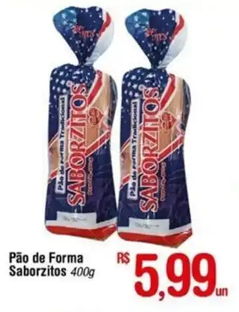 Pao de Forma Saborzitos 400g
