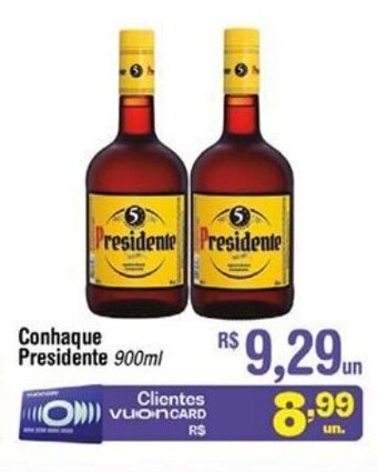 Fort Atacadista Conhaque President 900ml oferta