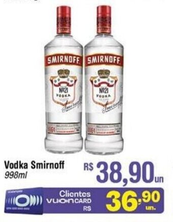 Fort Atacadista Vodka Smirnoff 998ml oferta