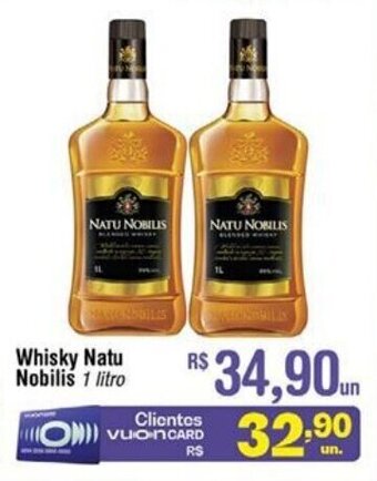 Fort Atacadista Whisky Natu Nobilis 1L oferta