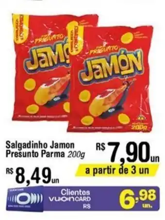 Fort Atacadista Salgadinho Jamon Presunto Parma 200g oferta