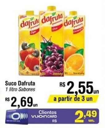 Fort Atacadista Suco Dafruta 1L oferta