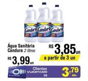 Fort Atacadista Agua Sanitaria Candura 2L oferta