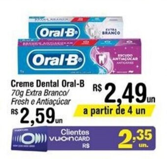 Fort Atacadista Creme Dental Oral-B 70g oferta