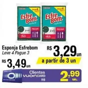 Esponja Esfrebom Leve 4 pague 3