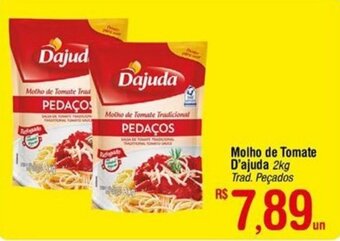 Fort Atacadista Molho de Tomate D'ajuda 2kg oferta