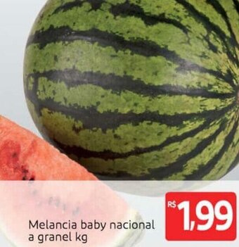 Extra Supermercado Melancia baby nacional a granel 1kg oferta