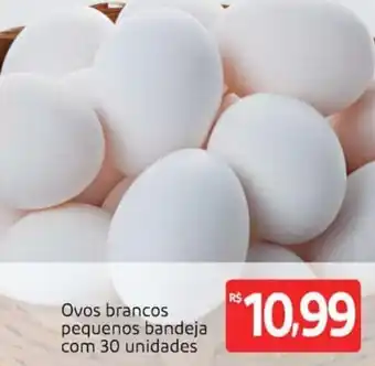 Extra Supermercado Ovos Brancos Pequenos bandeja com 30 unidades oferta