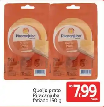 Extra Supermercado Queijo prato Piracanjuba fatiado 150g oferta