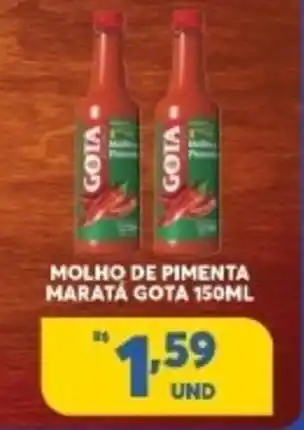 Atacadão Centro Sul Molho de Pimenta Marata Gota 150ml oferta