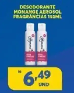 Desodorante Monange Aerosol Fragrancias 150ml