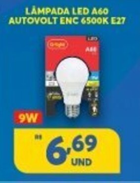 Atacadão Centro Sul Lampada Led A60 Autovolt ENC 6500K E27 oferta