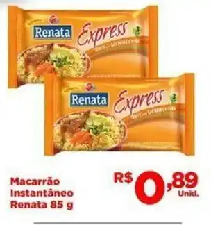 Tatico Macarrao Instantaneo Renata 85g oferta