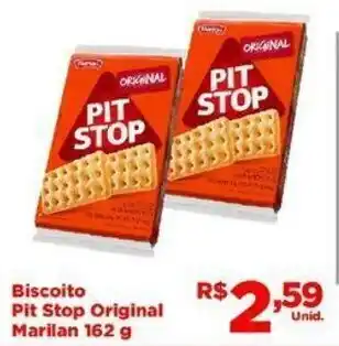 Tatico Biscoito Pit Stop Original Marilan 162g oferta