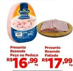 Presunto Rezende peca ou pedaco 1kg