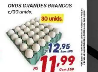Prezunic Ovos Grandes Brancos oferta