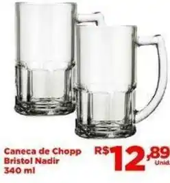 Tatico Caneca de Chopp Bristol Nadir 340ml oferta
