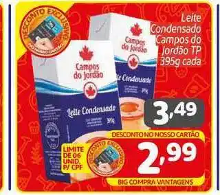 Supermercados Big Compra Leite Condensado Campos Do Jordão Tp 395g oferta