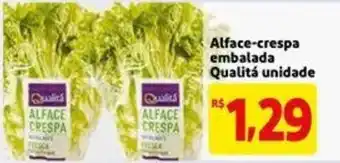 Extra Alface-crespa embalada Qualita unidade oferta
