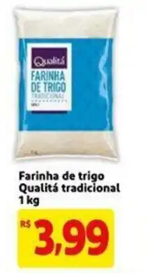 Extra Farinha de trigo Qualita tradicional 1kg oferta