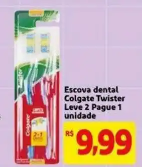 Escova Dental Colgate Twister Leve 2 Pague 1 unidade
