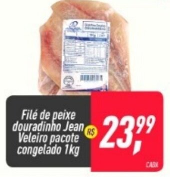 Frangolândia File de peixe douradinho Jean Veleiro pacote congelado 1kg oferta