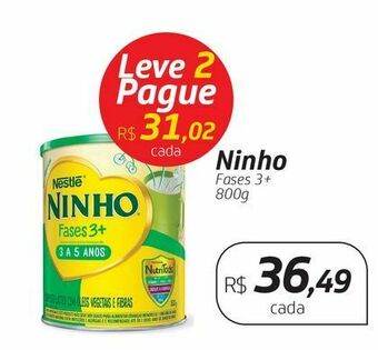 Drogal Ninho fases 3+ 800g oferta