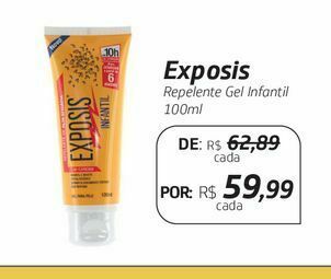 Drogal Exposis repelente gel infantil 100ml oferta
