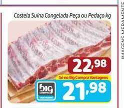 Supermercados Big Compra Costela Suína Congelada Peça Ou Pedaço 1kg oferta