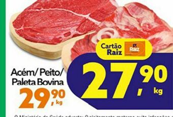 Raiz Superatacado Acém/peito/paleta bovina kg oferta