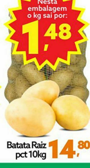 Raiz Superatacado Batatas raiz 10 kg oferta