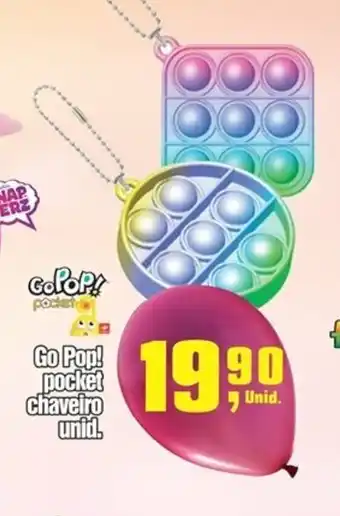 Go Pop pocket chaveiro unid.