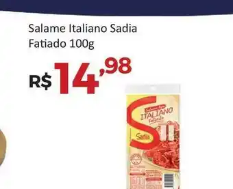 Villarreal Supermercados Salame Italiano Sadia Fatiado 100g oferta