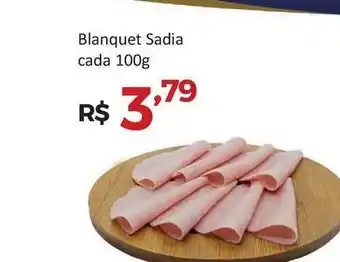 Villarreal Supermercados Blanquet Sadia 100g oferta
