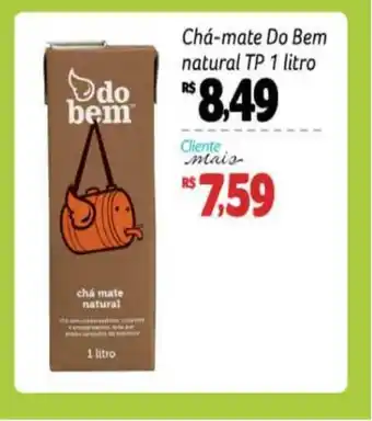 Pão de Açúcar Chá-mate Do Bem Natural Tp 1L oferta