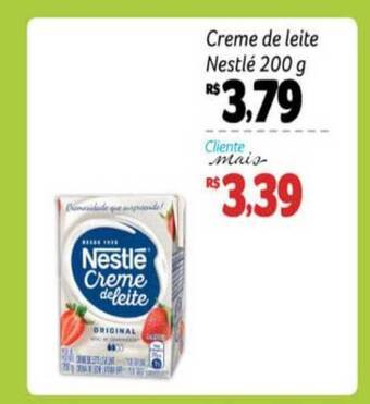 Pão de Açúcar Creme De Leite Nestlé 200g oferta