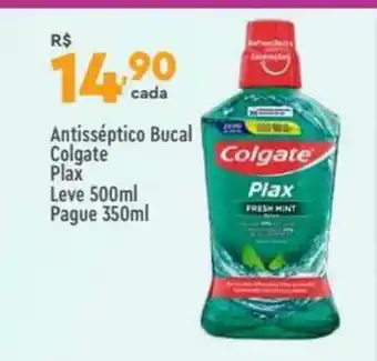 Antisséptico Bucal Colgate Plax Leve 500ml Pague 350ml