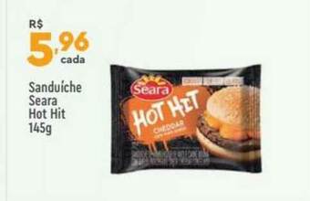 Supper Rissul Sanduíche Seara Hot Hit 145g oferta