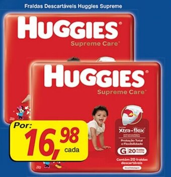 Supermercados Guanabara Fraldas Descartaveis Huggies Supreme oferta
