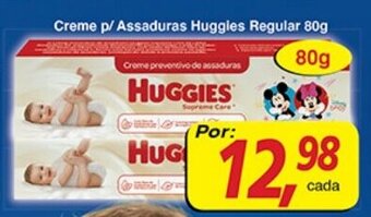 Supermercados Guanabara Creme p/ Assaduras Huggies Regular 80g oferta