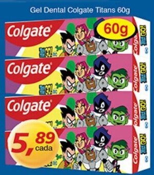 Supermercados Guanabara Gel Dental Colgate Titans 60g oferta
