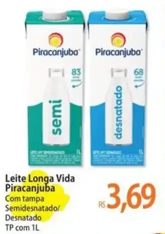 Atacadão Leite Longa Vida Piracanjuba 1L oferta