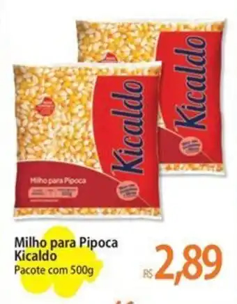 Atacadão Milho para Pipoca Kicaldo Pacote com 500g oferta